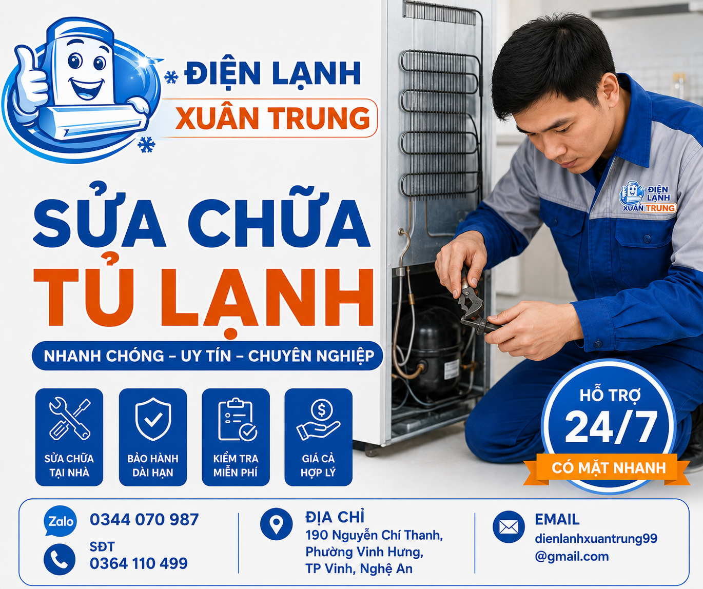 Sửa chữa tủ lạnh